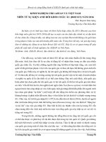 Kinh nghiệm cho ASEAN và Việt Nam - Nhìn từ sự kiện Anh rời khỏi châu Âu (Brexit) năm 2016