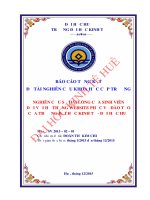 Nghiên cứu sự hài lòng của sinh viên đối với hệ thống website phục vụ đào tạo của trường đại học kinh tế   đại học huế 