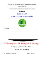 Tiểu luận: Bảo tồn và phát triển vùng đệm Rừng Quốc Gia Nam Cát Tiên