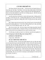 Các kỹ năng dạy từ mới môn tiếng anh ở trường THCS 