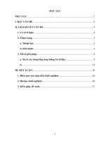 Vận dụng microsoft office excel sáng tạo, linh hoạt vào xử lý các bảng tổng hợp số liệu; sổ điểm cá nhân một cách “nhanh – chính xác – khoa học – an toàn – hiệu quả 