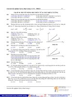 Trắc nghiệm vật lý đại cương