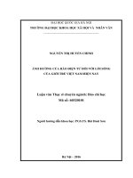 Ảnh hưởng của báo điện tử đối với lối sống của giới trẻ việt nam hiện nay 