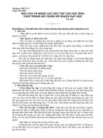 Mô đun THCS 13 CHUYÊN ĐỀ:  NHU CẦU VÀ ĐỘNG LỰC HỌC TẬP CỦA HỌC SINH THCS TRONG XÂY DỰNG KẾ HOẠCH DẠY HỌC