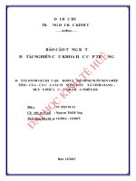 Đánh giá hiệu quả kinh tế mô hình nuôi xen ghép tôm cua cá của các hộ nông dân ở xã vinh giang, huyện phú lộc, tỉnh thừa thiên huế 