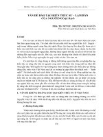 VẤN ĐỀ ĐÀO TẠO KIẾN TRÚC SƯ – LẠM BÀN CỦA NGƯỜI NGOẠI ĐẠO