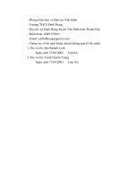 Vận dụng kiến thức liên môn để giải quyết các tình huống thực tiễn: Cần làm gì để bảo vệ môi trường trên cánh đồng làng quê Định Hưng?