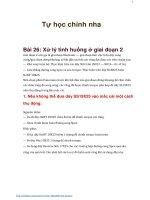 Tự học chỉnh nha bài 26 xử lý tình huống giai đoạn 2