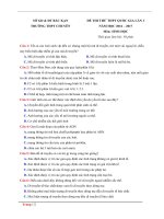 THPT chuyen bac kan mon sinh hoc  lan 1  nam 2017  file word co loi giai