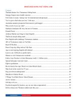 100 Bài báo song ngữ Anh  Việt