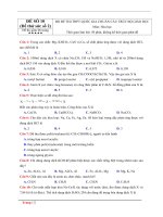 De thi thu minh hoa THPTQG nam 2017