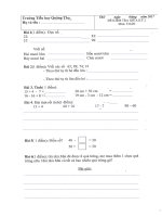 anh sửa bỏ chữ viết tay đi để trống các cháu điền vào nhé 