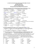 De cuong on tap tiếng anh lop 9