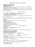 DE CUONG ON TAP HK II HOA 8