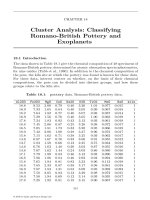 Cluster Analysis