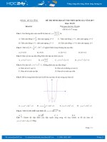 Đề thi thử THPT quốc gia năm 2017 môn toán lần 2  sở GDĐT hà nam