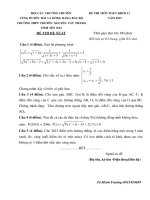 25 đề thi học sinh giỏi môn toán lớp 11 của các trường chuyên khu vực duyên hải đồng bằng bắc bộ có đáp án 