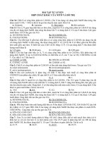 Bài toán đồ thị  hợp chất