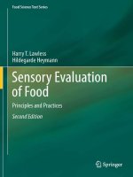 Sensory Evaluation of Food Principles and Practices