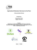 Tài liệu khuyên nông tiếng anh  giúp các bạn học tiếng anh chuyên ngành