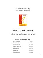 mạch cảm biến ánh sáng 