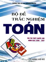 Bộ đề trắc nghiệm toán ôn thi thpt quốc gia năm 2017