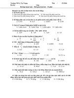 Bộ đề ôn cuối HK1 lop 5