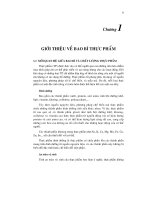 Chương 1 Giới thiệu về bao bì thực phẩm