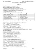 De cuong on tap tiếng anh  HKII lop 8