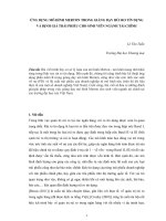 ỨNG DỤNG MÔ HÌNH MERTON TRONG GIẢNG DẠY RỦI RO TÍN DỤNG VÀ ĐỊNH GIÁ TRÁI PHIẾU CHO SINH VIÊN NGÀNH TÀI CHÍNH