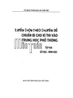 Tuyen chon chuyen de toan chuan bi cho thi vao 10 tap 2