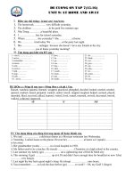 De cuong on tap tiếng anh  7