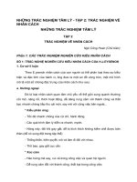 Những Trắc Nghiệm Tâm Lý - Tập 2 Trắc Nghiệm Về Nhân Cách