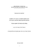 nghiên cứu mạng cảm biến không dây ứng dụng cho đo nhiệt độ môi trường 