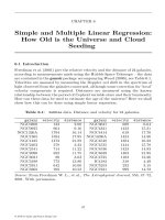 C6 Simple and Multiple Linear Regression