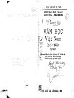 Văn học việt nam 1945   1975 tập 1 