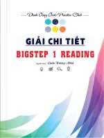 giải chi tiết bigstep 1 reading part 5, 6, 7 (phần 1/3)
