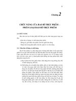 Chương 2 Chức năng của bao bì thực phầm - phân loại bao bì thực phẩm