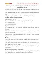 Giải bài tập trang 55, 56, 57 SGK Vật lý lớp 7: Chất dẫn điện và chất cách điện  Dòng điện trong kim loại 