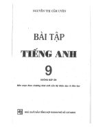Bài tập tiếng anh 9  chọn lọc
