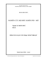 Nghiên cứu bộ điều khiển PID - Mờ