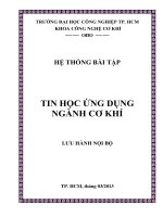 Hệ thống bài tập tin học ứng dụng