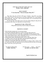 CAM KẾT THỰC HIỆN AN TOÀN GIAO THÔNG