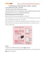 Giải bài tập trang 53, 54 SGK Vật lý lớp 7: Dòng điện  nguồn điện 