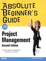   absolute beginner  039 s guide to project management  2nd edition  
