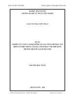 Nghiên cứu nâng cao độ chính xác gia công khi phay nắp động cơ trên trung tâm gia công VMC-650E bằng phương pháp bù sai số offline
