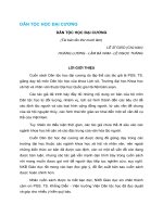 DÂN TỘC HỌC ĐẠI CƯƠNG