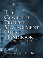   the complete project management office handbook  second edition  esi international project management series  