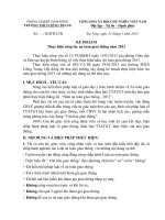 KẾ HOẠCH THỰC HIỆN NĂM AN TOÀN GIAO THÔNG