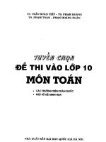 tuyển tập Đề thi vào 10